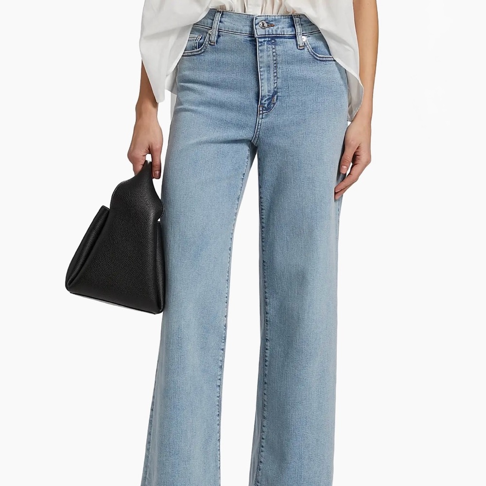 Frame Le Slim Palazzo Blue Wide Leg Jeans size 26 - Picture 12 of 12